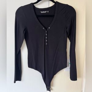 A&F Long Sleeve Bodycon Bodysuit